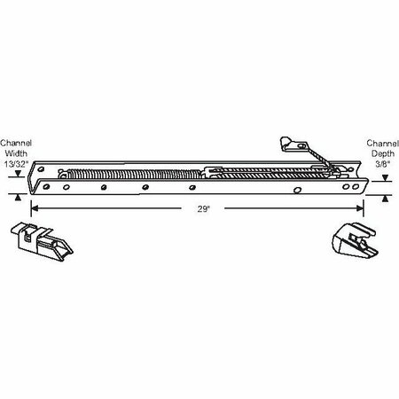 STRYBUC 29in Channel Balance 3/8 Depth 64-283-1